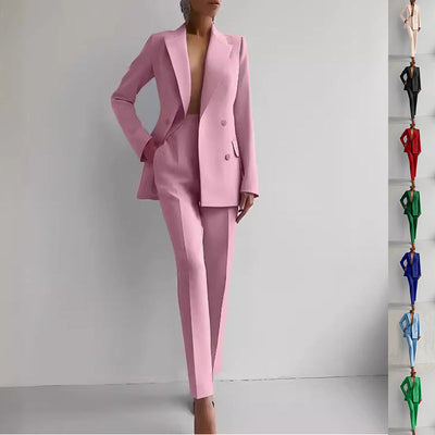 Rey | Women's Slim Fit Blazer & Trousers Set