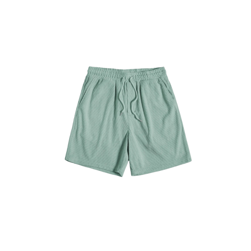 Men’s Short Sleeve Button Shirt and Shorts Set for Warm Season Use