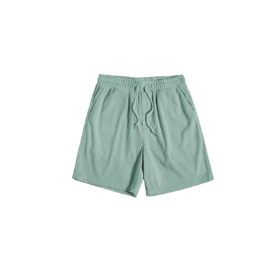 Men’s Short Sleeve Button Shirt and Shorts Set for Warm Season Use