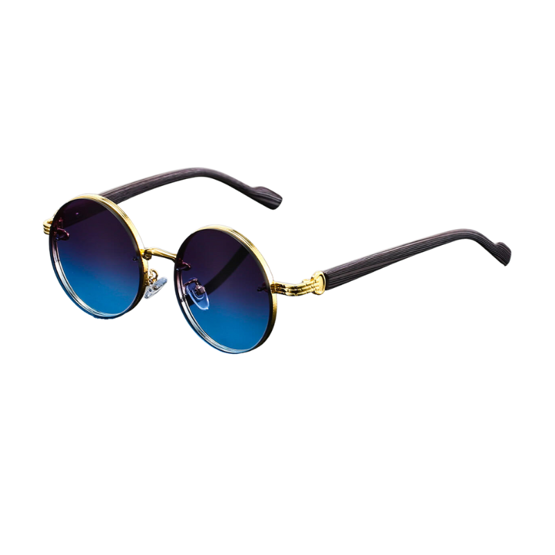 Retro Sunglasses with Round Tinted Lenses for Daily Outdoor Use