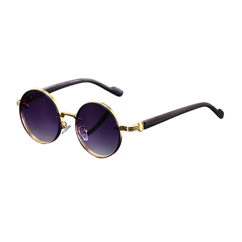 Retro Sunglasses with Round Tinted Lenses for Daily Outdoor Use