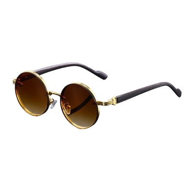 Retro Sunglasses with Round Tinted Lenses for Daily Outdoor Use