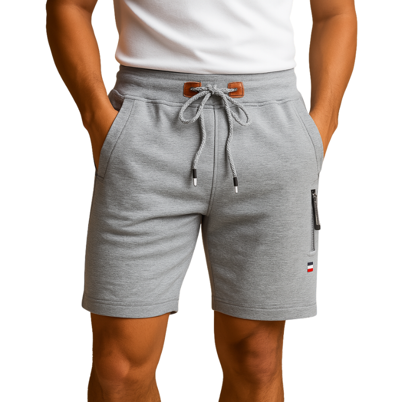 Shorts with Pockets and Elastic Waist for Daily Use