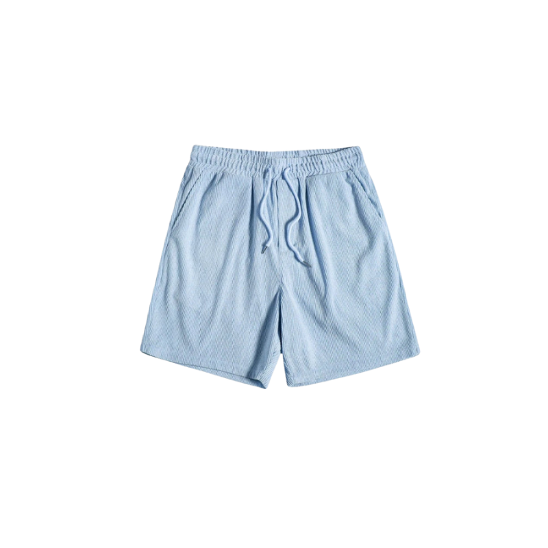 Men’s Short Sleeve Button Shirt and Shorts Set for Warm Season Use