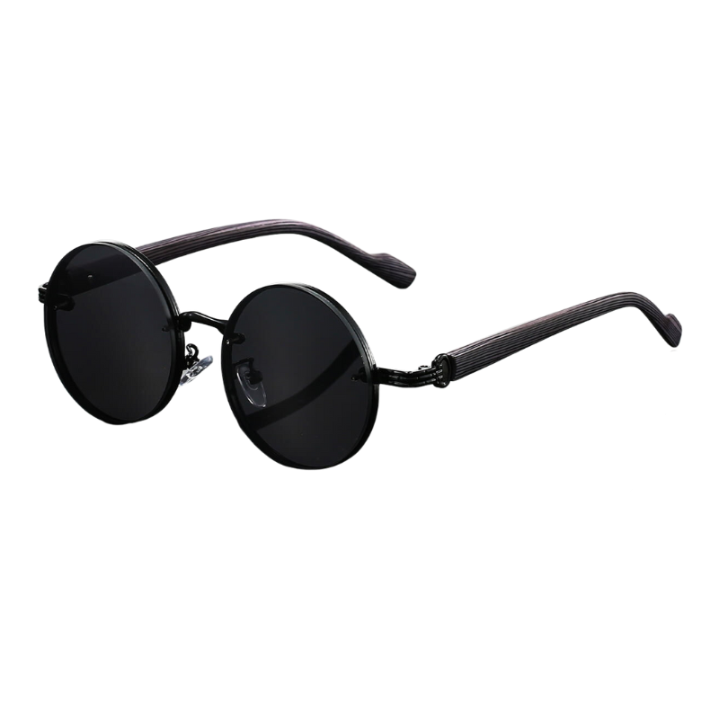 Retro Sunglasses with Round Tinted Lenses for Daily Outdoor Use