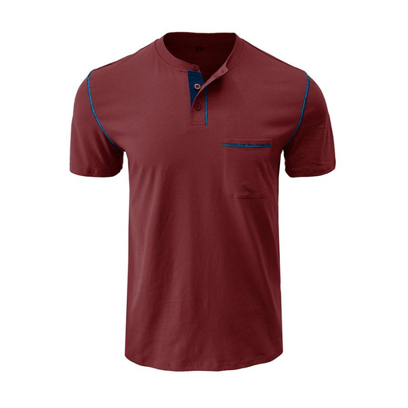 Men’s Polo Shirt with Collar for Daily and Multi-Season Use