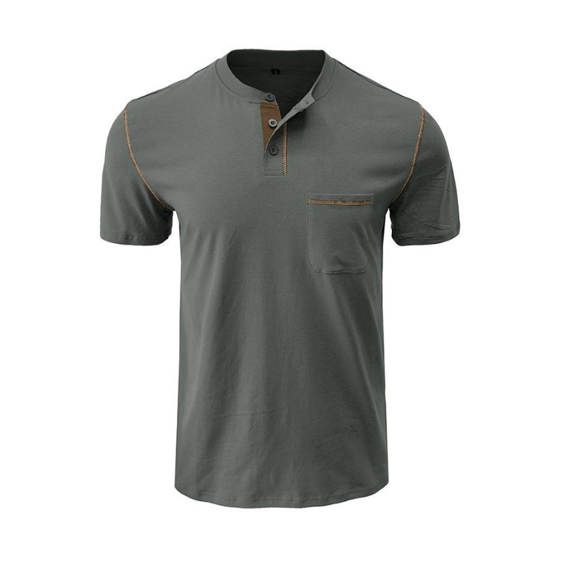 Men’s Polo Shirt with Collar for Daily and Multi-Season Use