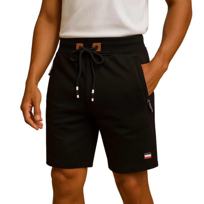 Shorts with Pockets and Elastic Waist for Daily Use