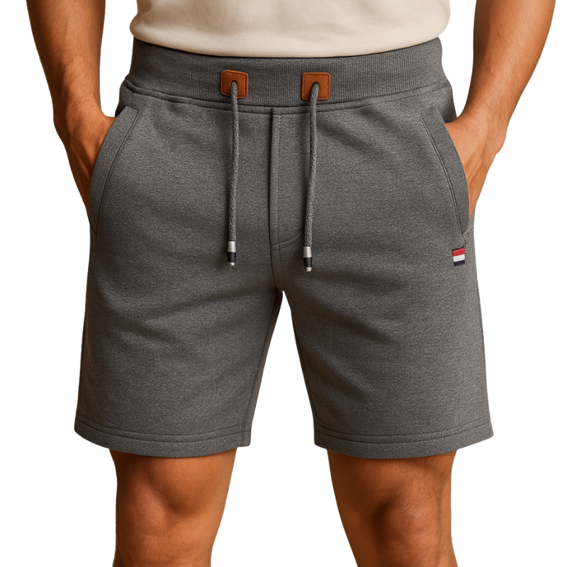 Shorts with Pockets and Elastic Waist for Daily Use