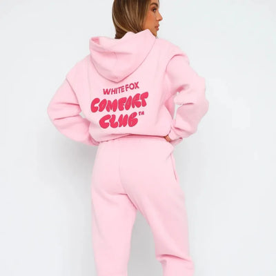 Alaina - Long-sleeved Pullover Hooded Sweatshirt
