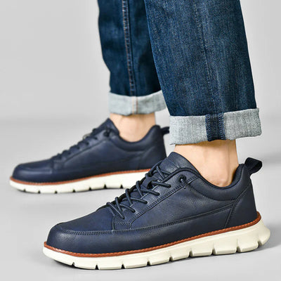 Men's Walking Shoes with Rubber Sole
