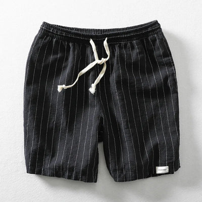 Men’s Striped Drawstring Shorts for Summer Wear
