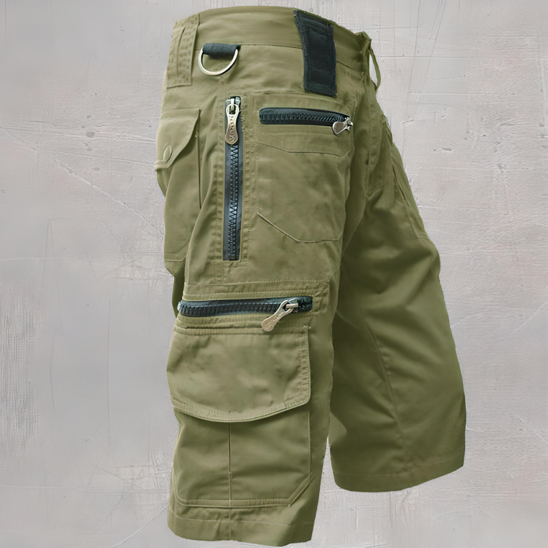 Men’s Cargo Shorts with Multi-Pocket Design