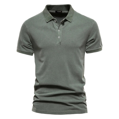 Men’s Polo Shirt with Collar and Button
