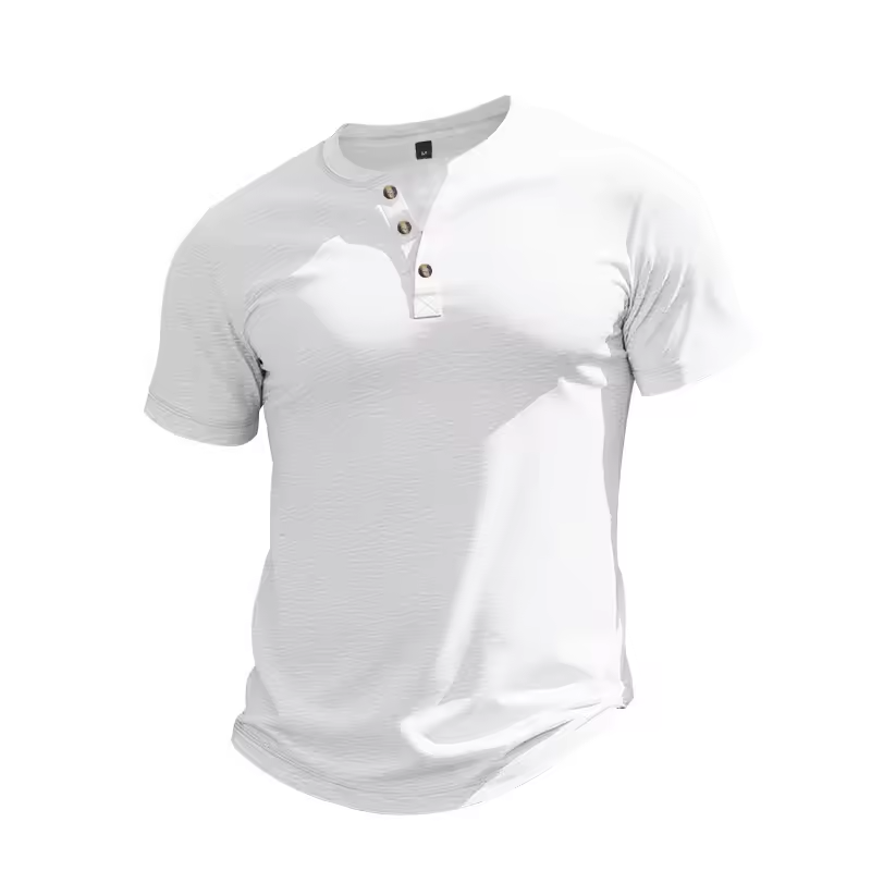 Classic Henley T-Shirt for Everyday Wear