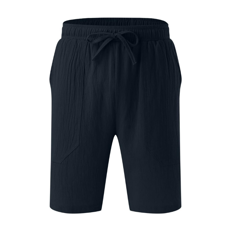 Men’s Warm Season Shorts with Elastic Waist and Pockets