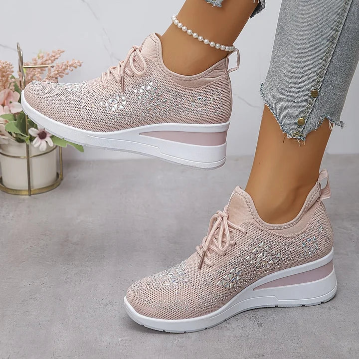 Women's Lace-Up Low-Top Sneakers