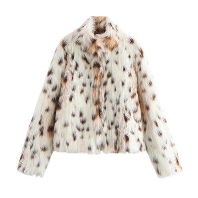 Hilery - Leopard Fur Coat
