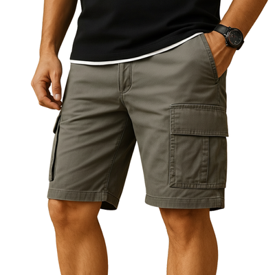 Men’s Cargo Shorts with Pockets for Outdoor and Daily Use