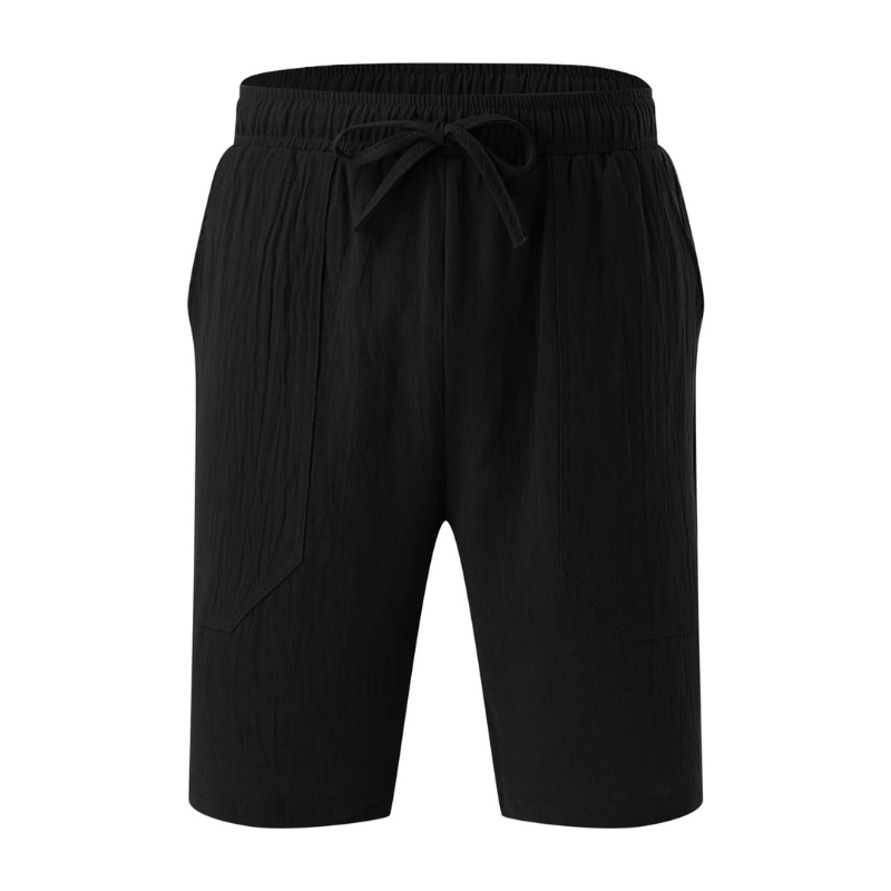 Men’s Warm Season Shorts with Elastic Waist and Pockets