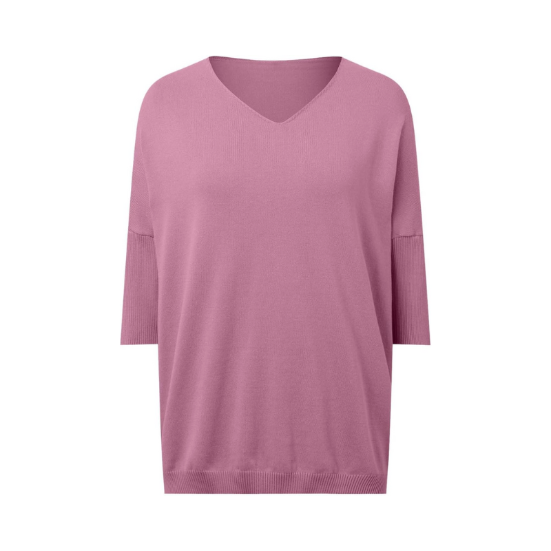 Women’s V Neck Long Sleeve Shirt with Surface for Daily Use