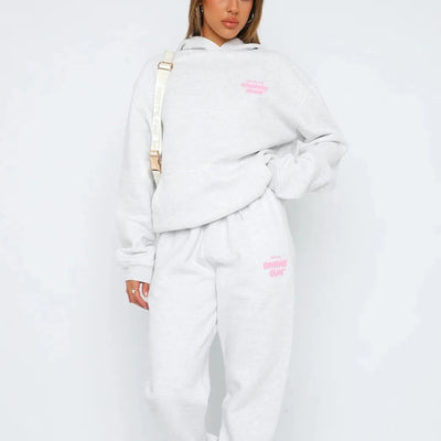 Alaina - Long-sleeved Pullover Hooded Sweatshirt