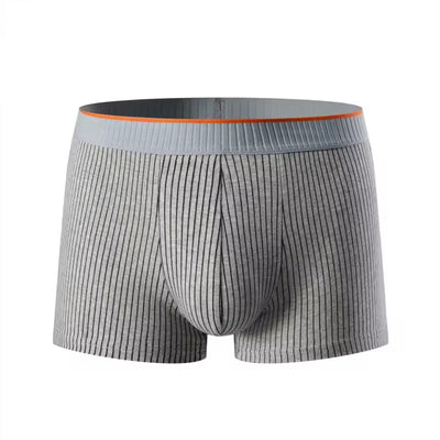 4-Pack Men's Striped Underwear Boxer Short for Adults and Teens