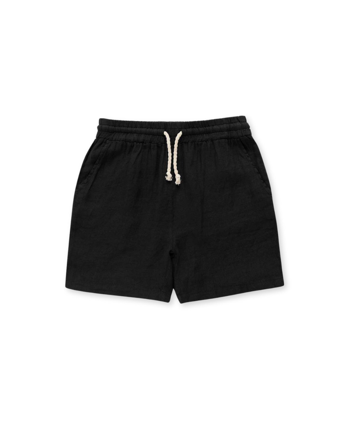 Men's Elastic Waistband Beach Shorts with Drawstring
