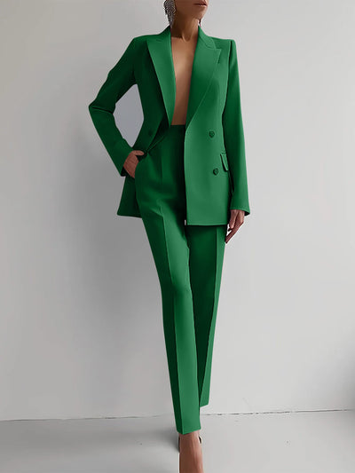 Rey | Women's Slim Fit Blazer & Trousers Set