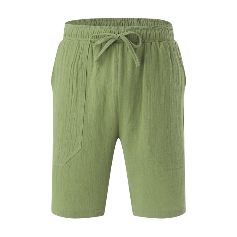Men’s Warm Season Shorts with Elastic Waist and Pockets