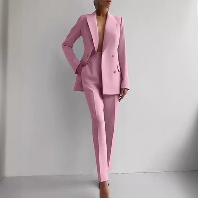 Rey | Women's Slim Fit Blazer & Trousers Set