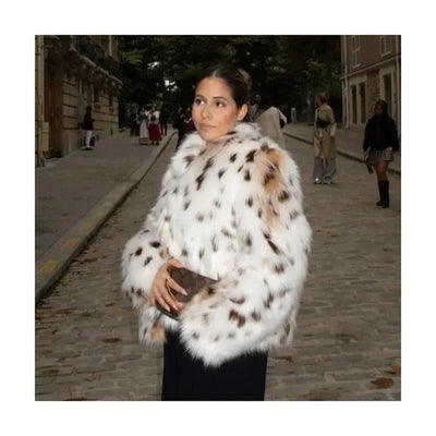 Hilery - Leopard Fur Coat