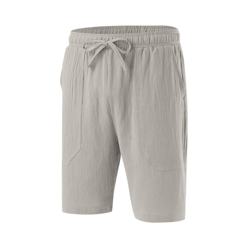 Men’s Warm Season Shorts with Elastic Waist and Pockets