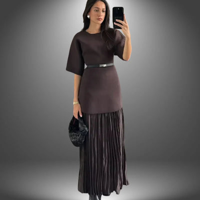 Naomi - Pleated Maxi Dress
