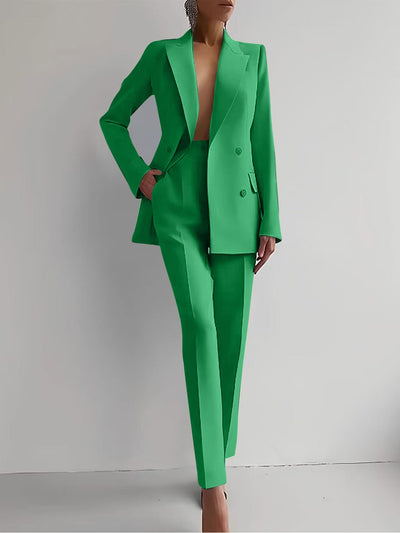 Rey | Women's Slim Fit Blazer & Trousers Set