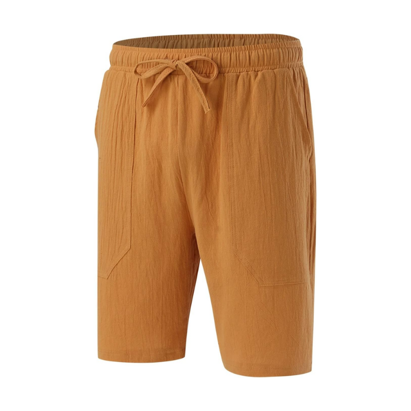 Men’s Warm Season Shorts with Elastic Waist and Pockets