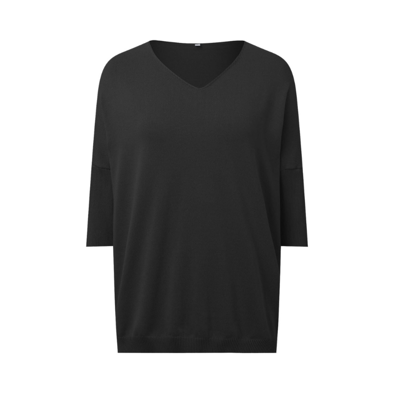 Women’s V Neck Long Sleeve Shirt with Surface for Daily Use