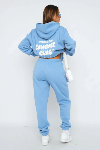 Alaina - Long-sleeved Pullover Hooded Sweatshirt