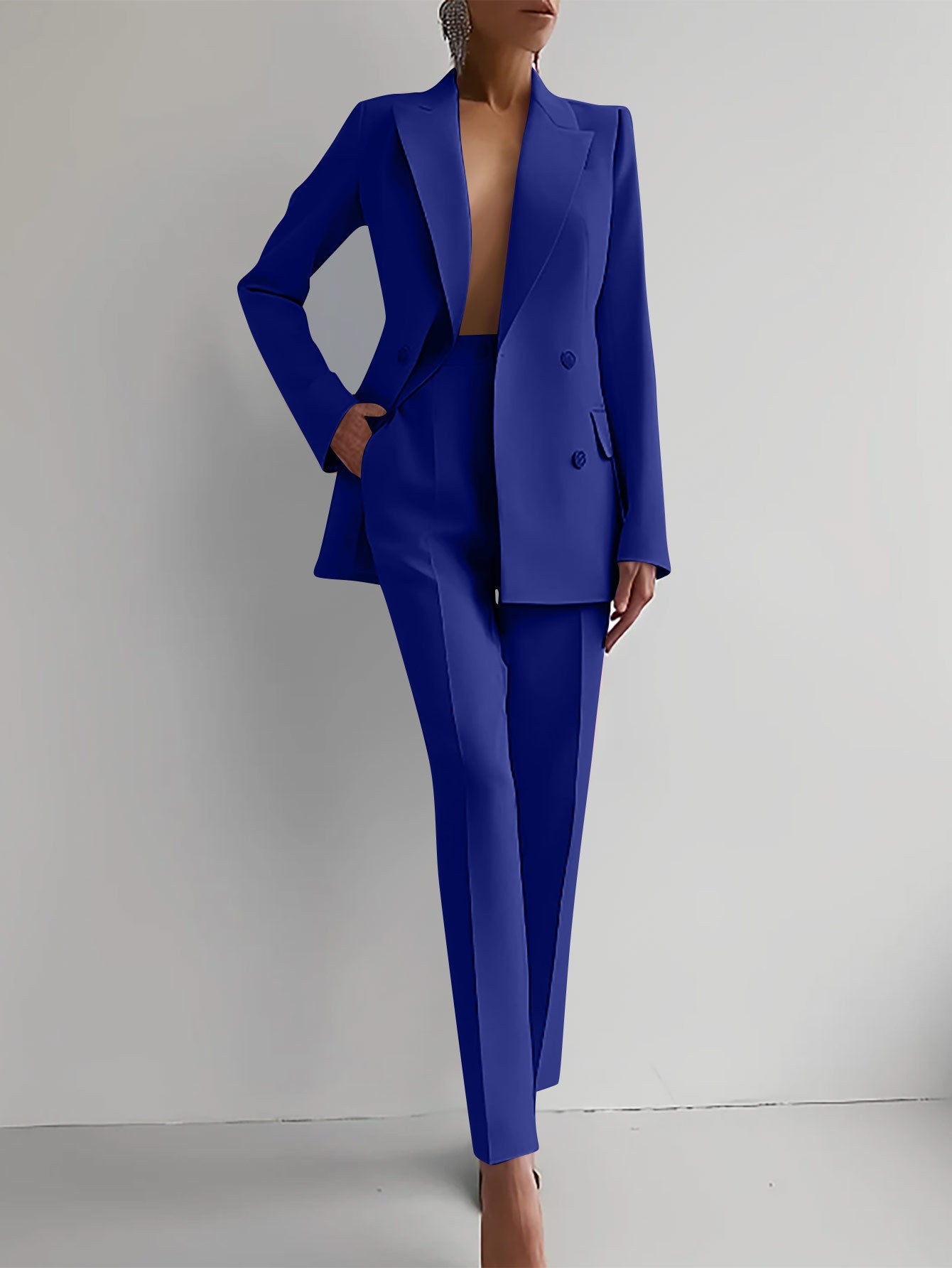 Rey | Women's Slim Fit Blazer & Trousers Set