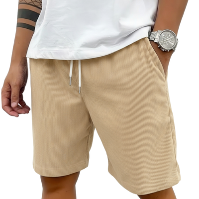 Loose Fit Shorts for Daily Use with Adjustable Waist for Men