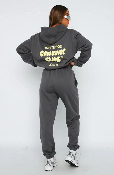 Alaina - Long-sleeved Pullover Hooded Sweatshirt