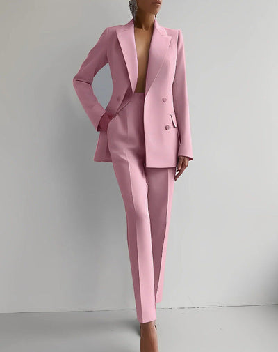 Rey | Women's Slim Fit Blazer & Trousers Set