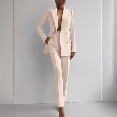 Rey | Women's Slim Fit Blazer & Trousers Set