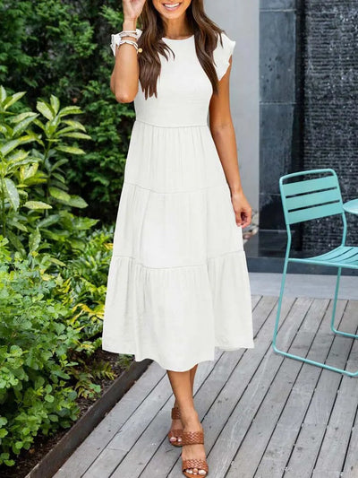 Abbie - Casual Summer Dress Short Sleeve