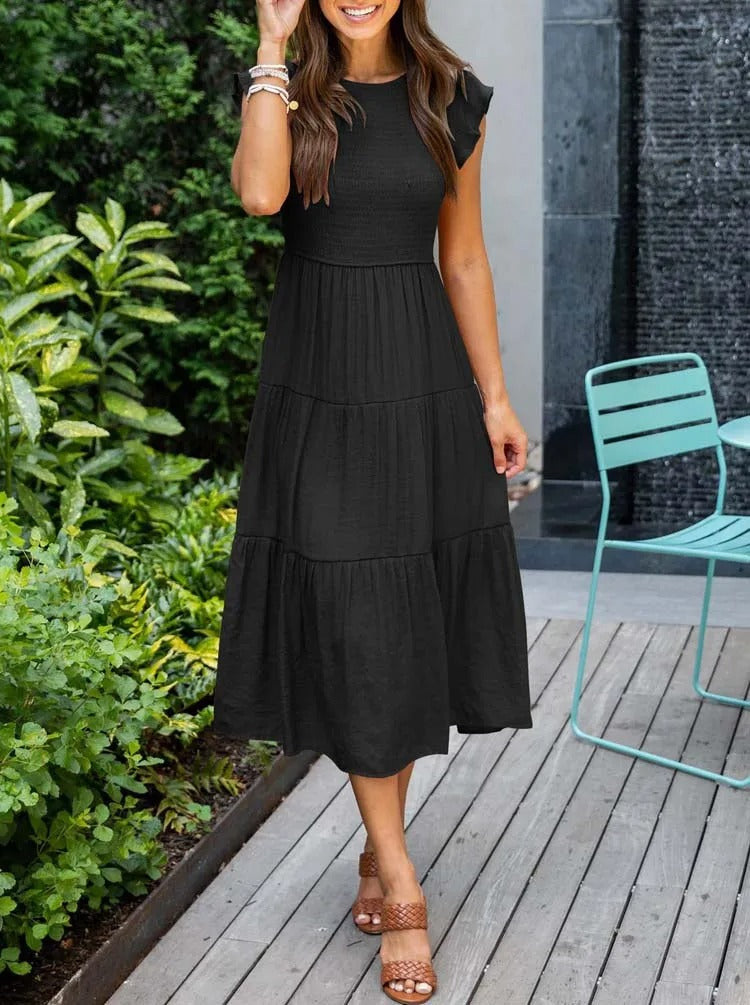 Abbie - Casual Summer Dress Short Sleeve