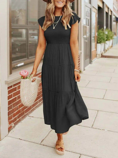 Abbie - Casual Summer Dress Short Sleeve