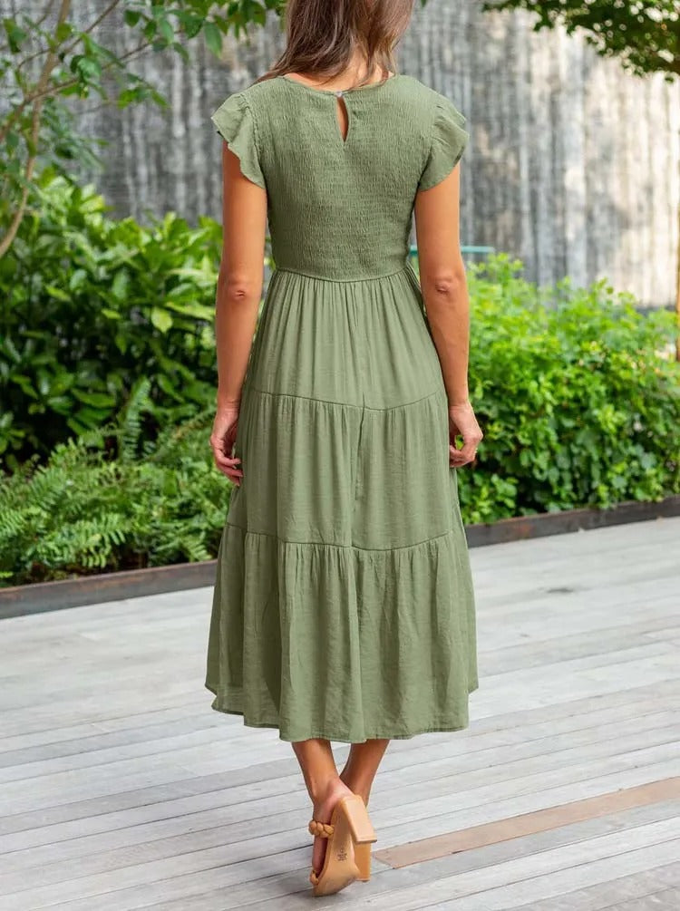 Abbie - Casual Summer Dress Short Sleeve