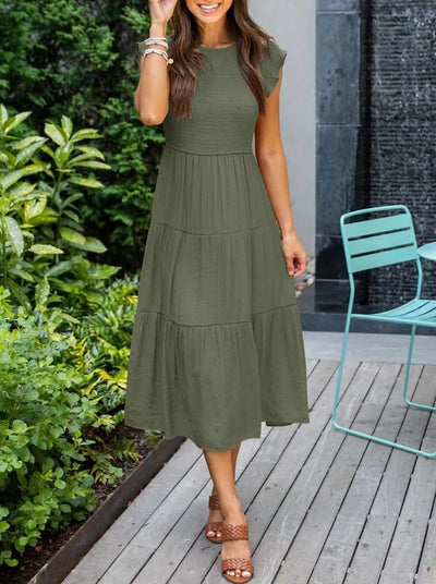 Abbie - Casual Summer Dress Short Sleeve