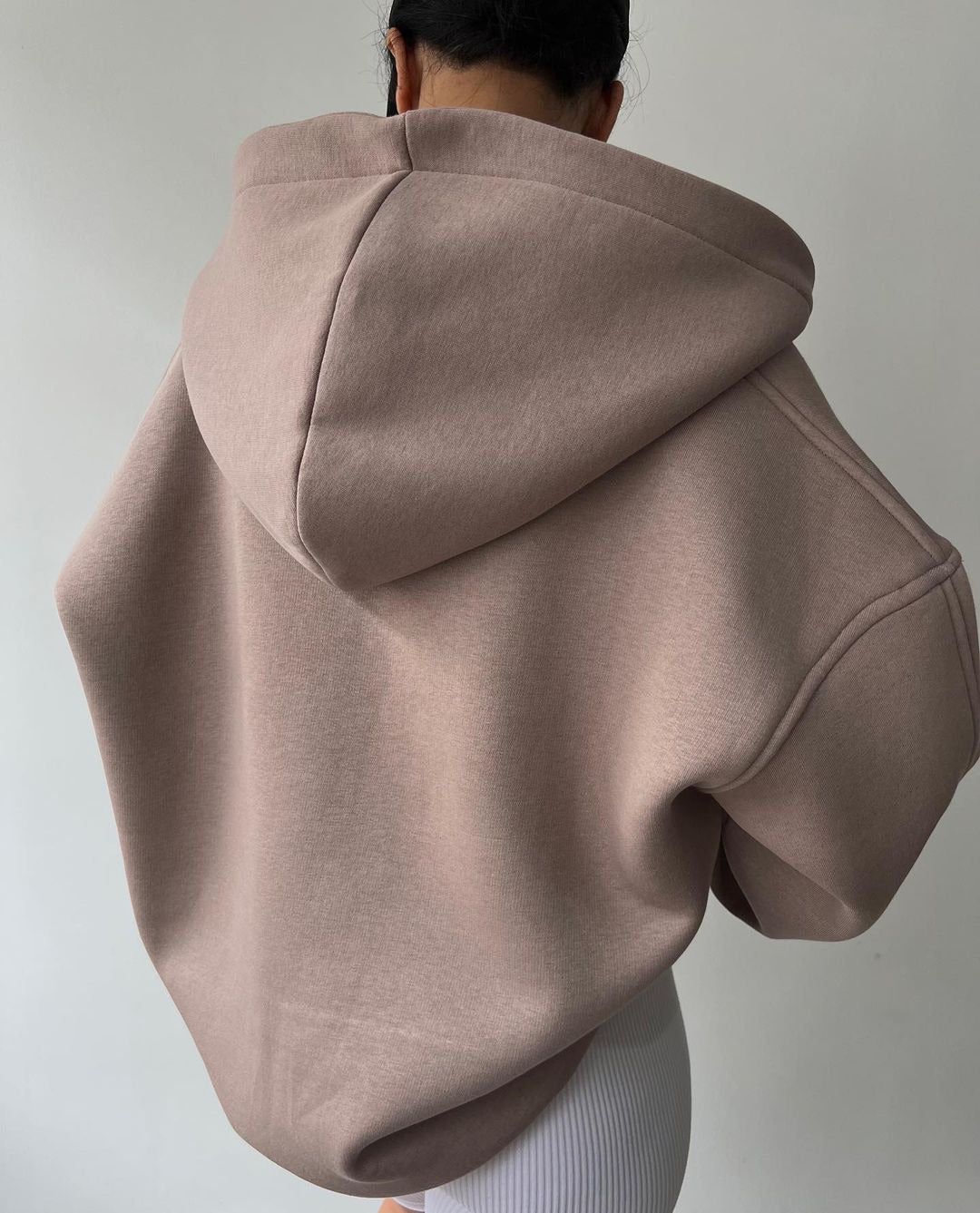 Alana - Casual Letter Printing Hooded Collar Tops