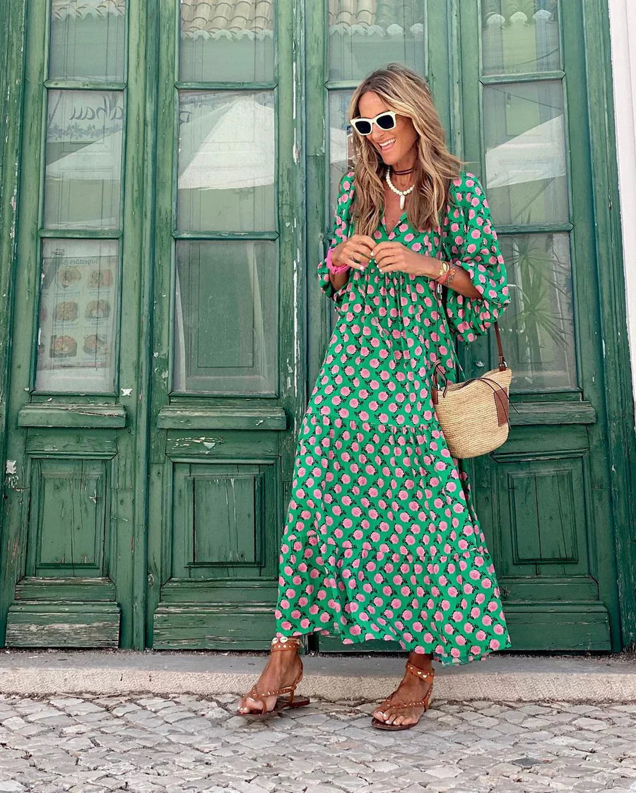 Ashlee - Bohemian Flow Maxi Dress